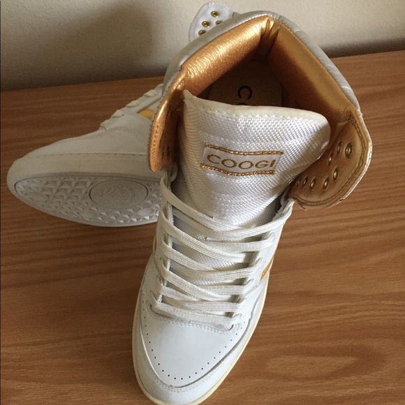 Coogi Shoe White/Gold CW1003 - Picture 3 of 5